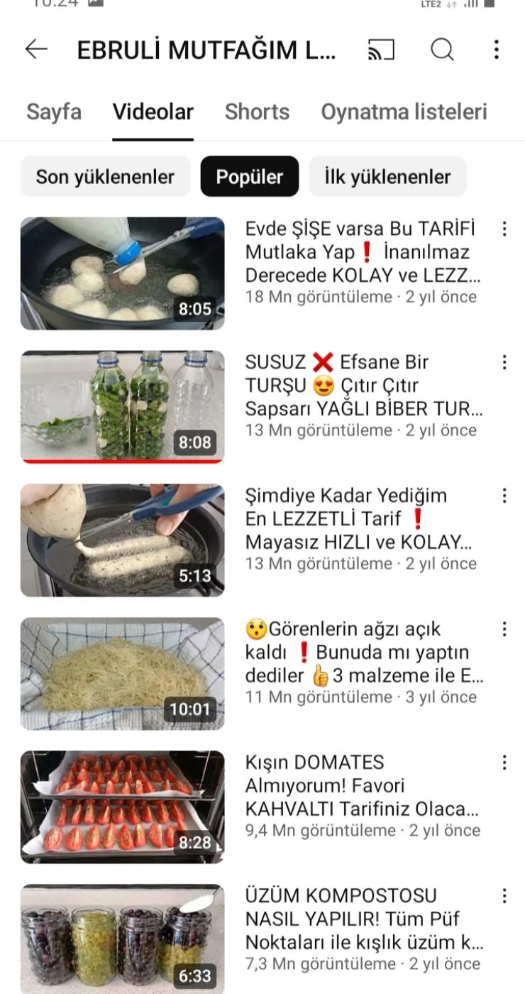 + 1 Milyon Abone, +200 Milyon izlenme,Organik,Pk açık 