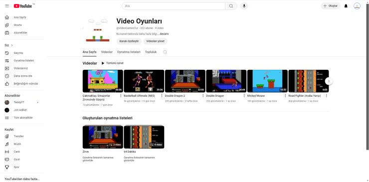 Bol izlenmeli, gelişime açık youtube kanalı