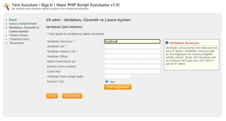 Ogz Kişisel Site ve Portfolyo Scripti