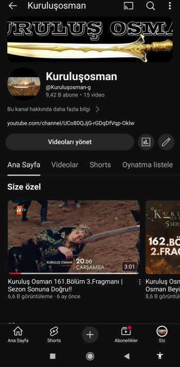 ⭐[aktif] 9 k uzun videolu kanal