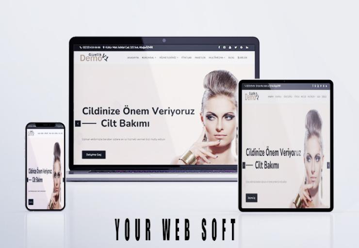 Güzellik Salonu websitesi Scripti